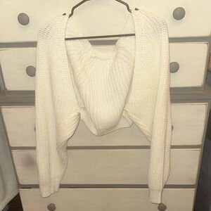 SHEIN Cream Knit Women's Sweater